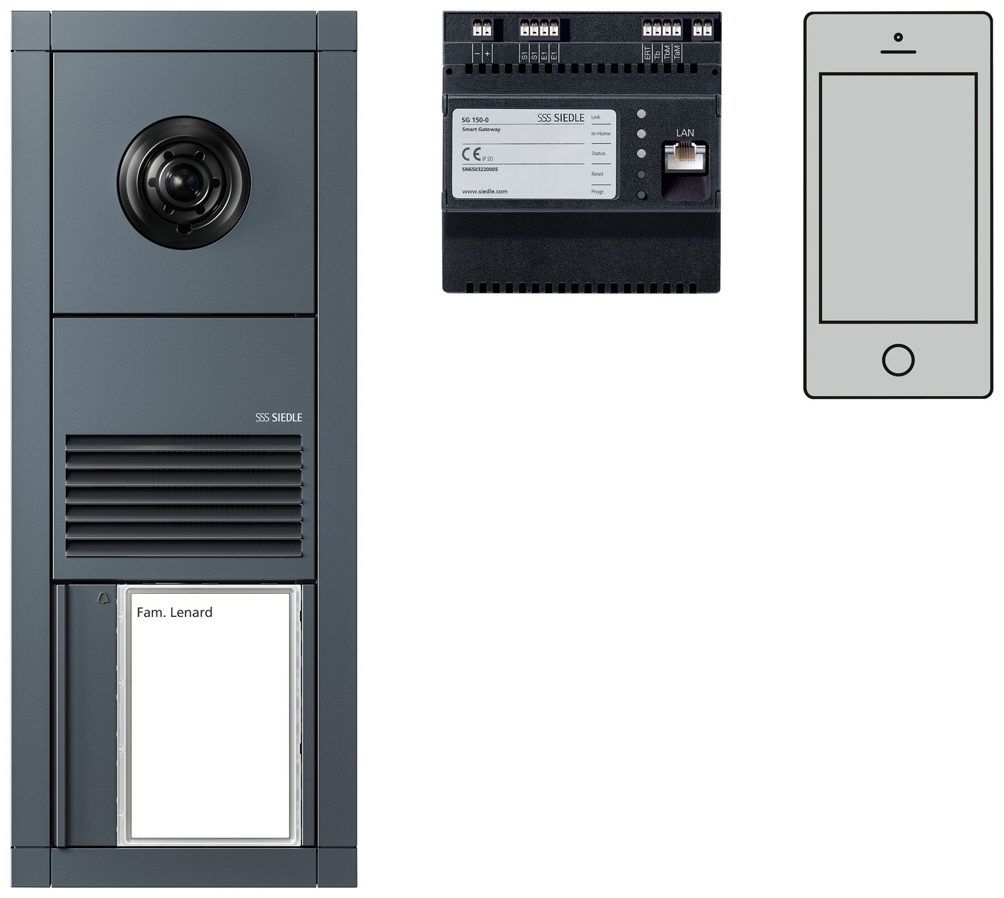 EB-Set Video Siedle Vario 1 Bus-System