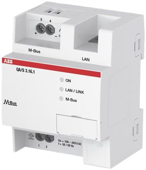 REG-Energie-Analyzer ABB QA/S 3.16.1, M-Bus, für 16 Teilnehmer