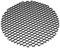 Wabenraster DOTLUX SLIMtrack Kunststoff 55° Ø63mm schwarz