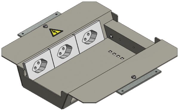 Einbausatz BAK SB 2×3 FLF liegend weiss