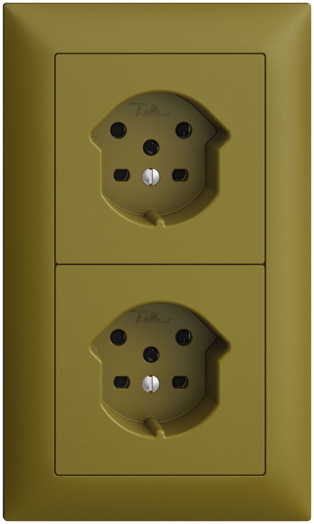 Combinaison ENC I-I EDIZIOdue 2×T15 olive