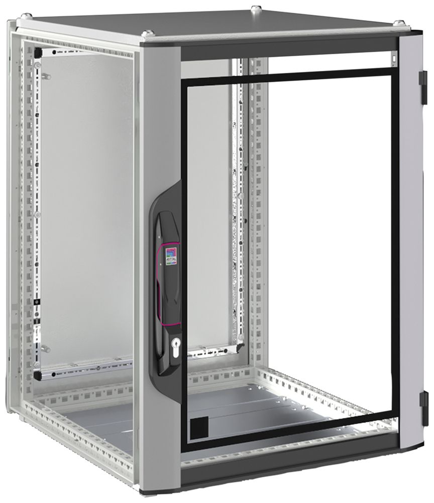 Netzwerkschrank 19" Rittal VX IT 5325.190 600×800×600mm 15HE Stahl grau