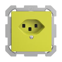 UP-Steckdose EDIZIOdue T23 16A lemon, Schraubklemmen