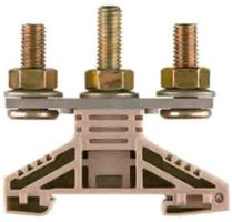 Morsetto a bullone Weidmüller WF 50mm² 1000V 150A 3 contatti M8 TS35 beige