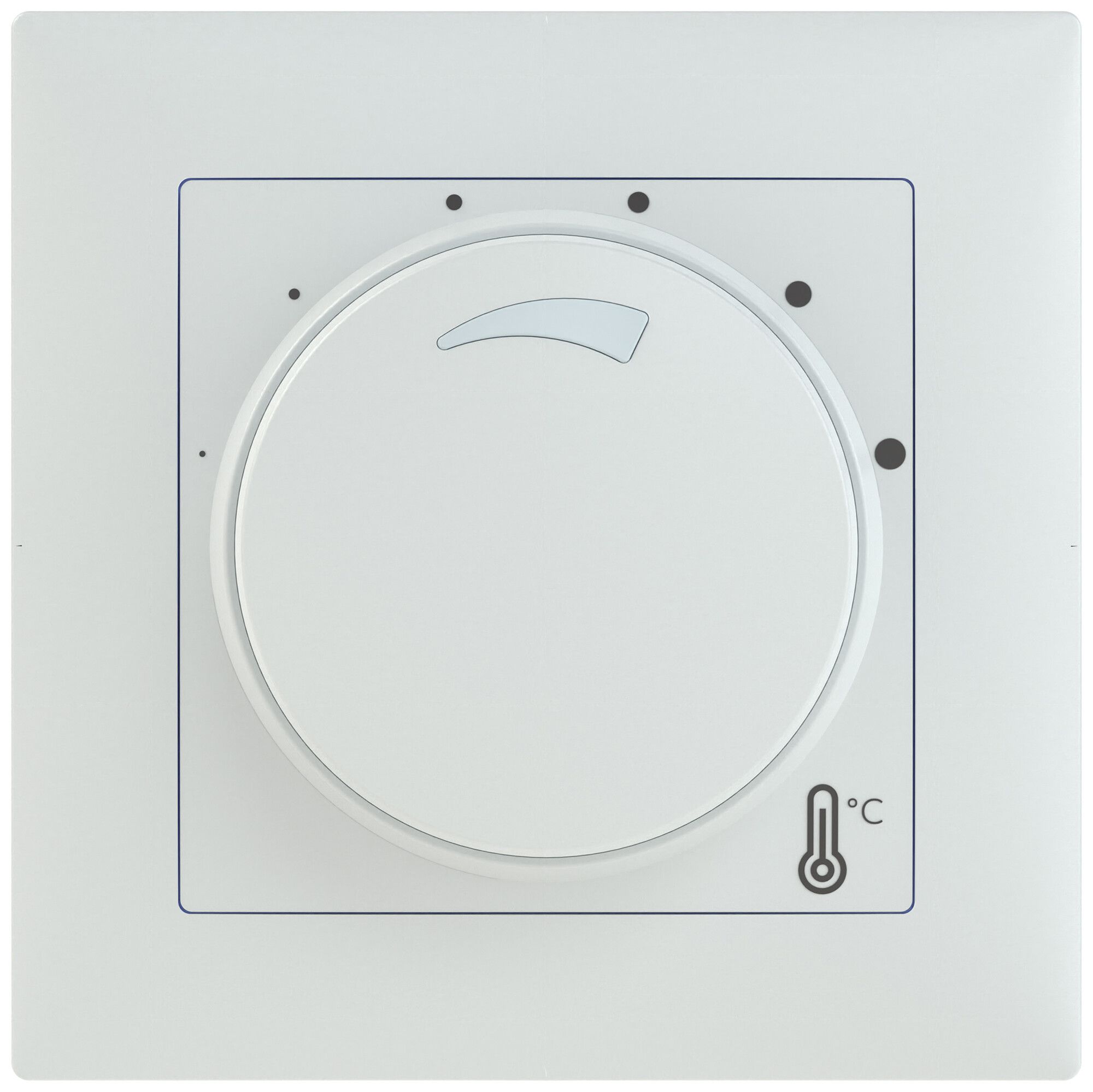 Termostato ambiente INC ABB SIDUS B riscalda./raffresca. NO 230VAC/10A 5…30°C bi