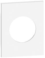 Cache Living Now 3 modules pour prise Schuko blanc