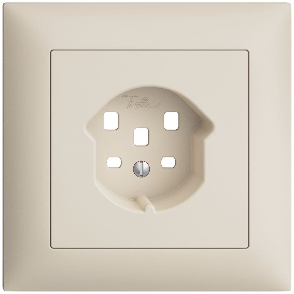 Frontset EDIZIOdue crema 88×88mm 1×T25