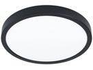 LED-Deckenleuchte Eglo FUEVA 21W 0…2850lm 2700…6500K IP44 DIM Ø389×25mm schwarz