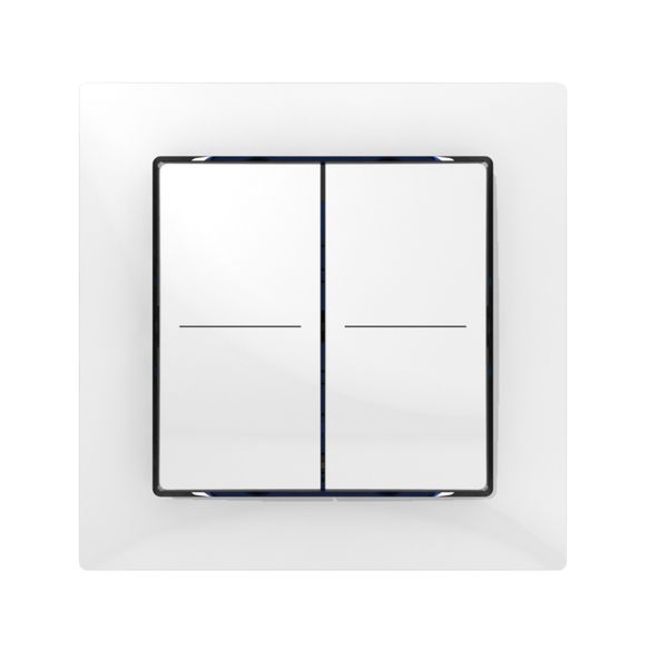 Senseur poussoir ABB Sidus KNX Basic type-E, 2/4, blanc brillant