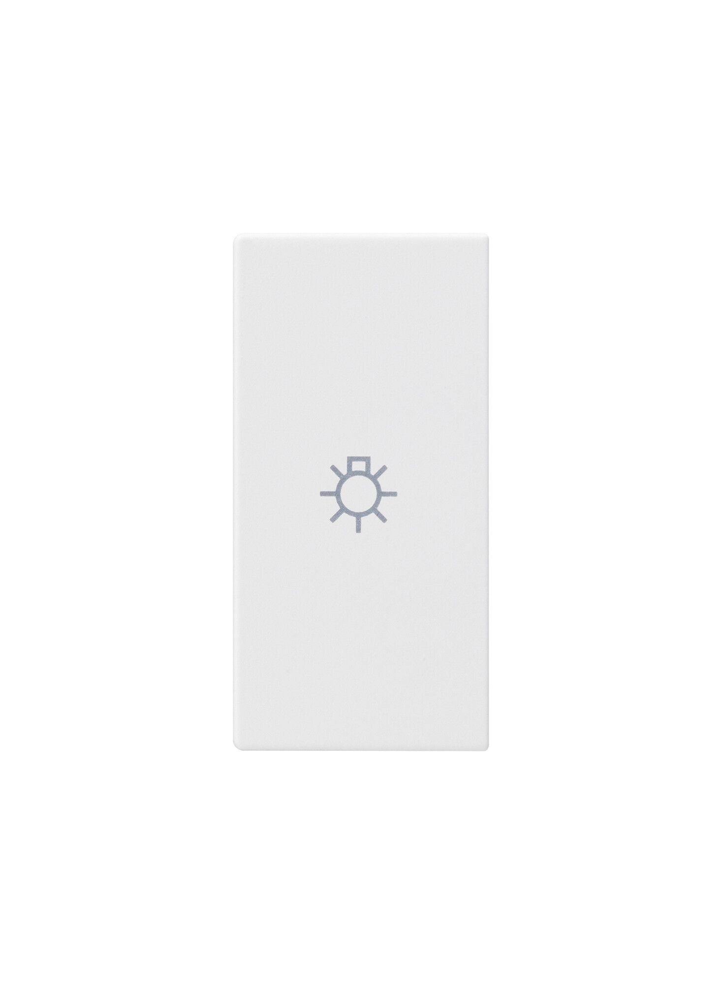Knopf kallysto mit Symbol Licht weiss