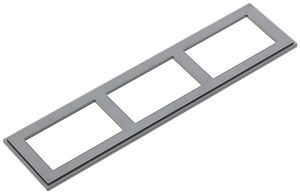 Cache R&M 410 FLF3/5 3 ports gris