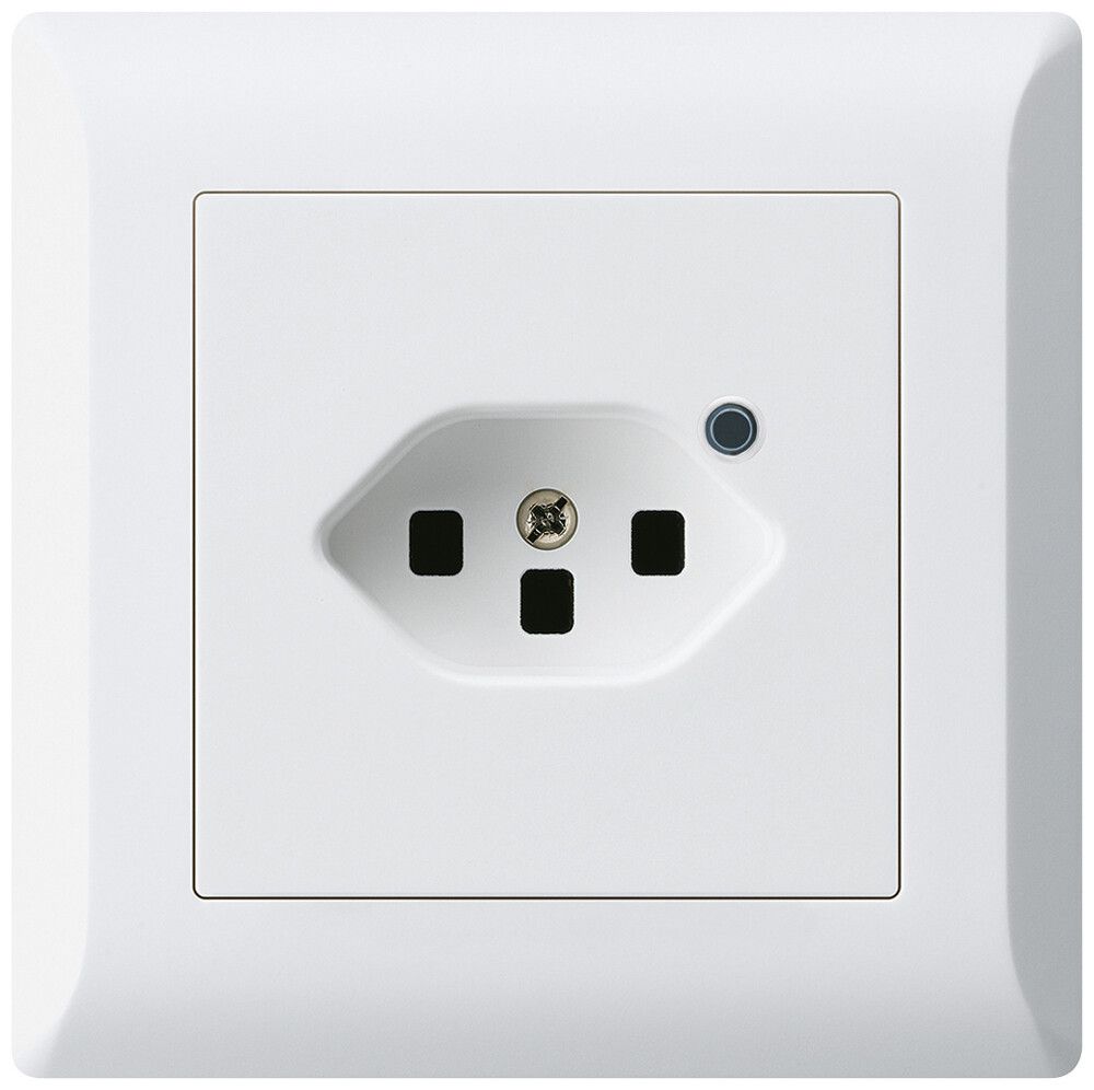 Presa INC Hager kallysto.line 1×T23 illuminato C bianco ultra