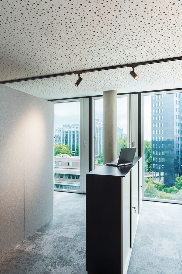 Spot LED SLV 3~ NUMINOS S DALI 11W 1020lm 3000K 36° Ø65×162mm nero