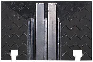 Endstück Demelectric Protector Rubber 2-Kanal 150×250×48mm schwarz