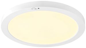 EB-LED-Deckenleuchte SLV VARIO 290 SEN 11W 1500lm 3000…4000K VWB Ø300×22mm weiss