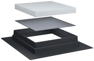 Terrazzo-Belag-Set Hager für Kassette EKQ12 und MKQ12 quadratisch