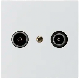 Presa di passaggio INC kallysto R/TV 23dB bianco