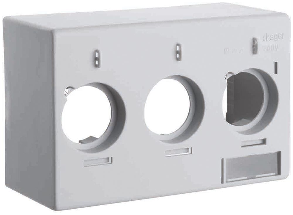 Deckel weber.uniline 3-polig 63A zu 810030736 grau