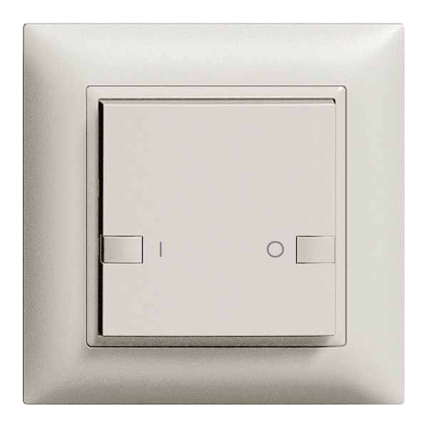 Poussoir ENC ZEP 1c/1t ON-OFF station centr./sec. EDIZIOdue gris clair