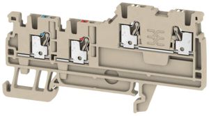 Sensor-/Aktor-Reihenklemme Weidmüller AIO21 SI PUSH IN 1.5mm² beige