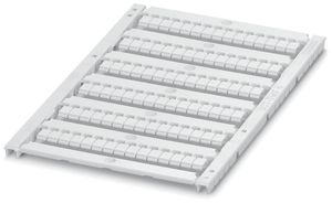 Carta di marcaggio UCT-TMF 4 bianco per morsetti 3.4×4.7mm