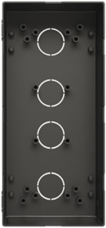 UP-Einlassdose ABB-Welcome, Grösse 1/3 (3 Module), schwarz