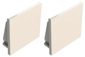 luxKIT Endkappen 20 - 2x weiss