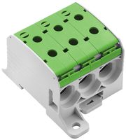 Blocco di distribuzione WM WPD 331CC 1P 232A 3×ingr 3×usc 10…95mm² 10…95mm²