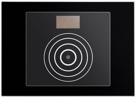 Placca frontale per modulo lettore transponder Urmet Alpha, IP55, nero