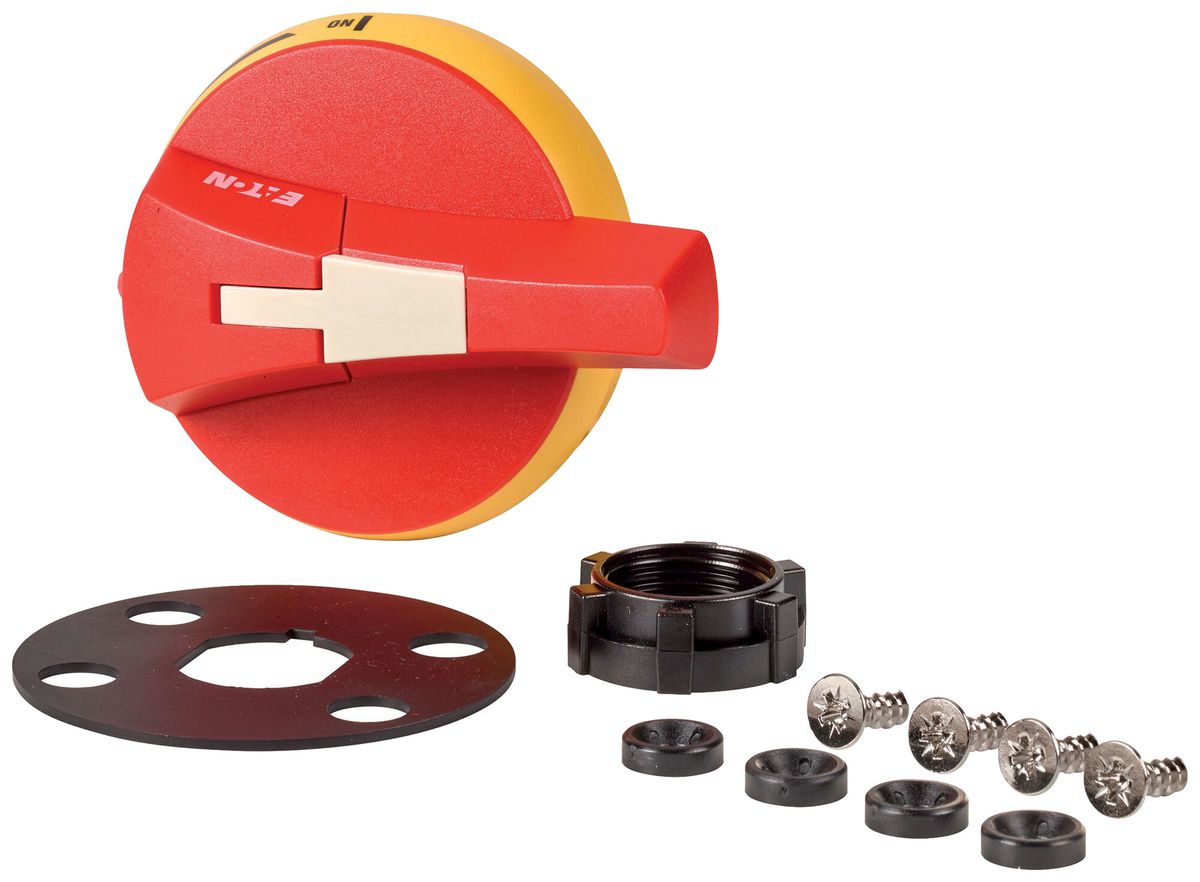 Manopola rotativa Eaton SHR0N4X bloccabile Ø65mm arrest.d'emergenza rosso/giallo