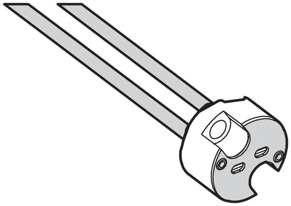 Fassung Keramik GY4-GY6,35 17×9mm