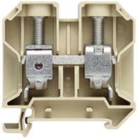 Borne de passage Weidmüller SAK connexion à vis 35mm² PA66 TS35 beige