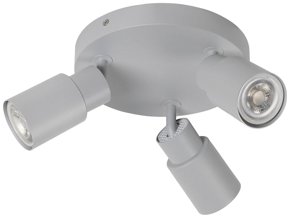 Spot SLV PURI 2.0 Tube CW GU10 3×6W DIM Ø180×113mm grau