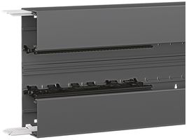 Brüstungskanal tehalit BRN 210×65×2000mm Kunststoff schwarz