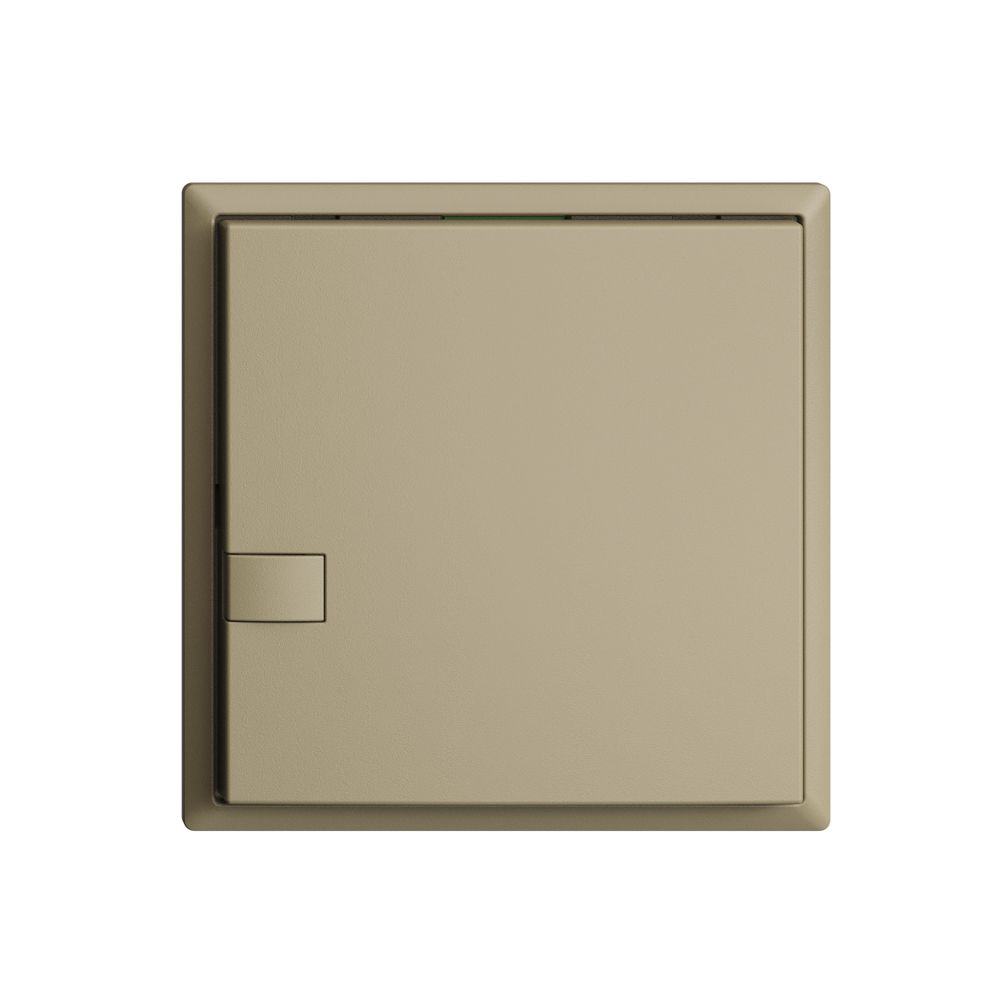 Poussoir ENC KNX 1× EDIZIOdue sand RGB sans LED