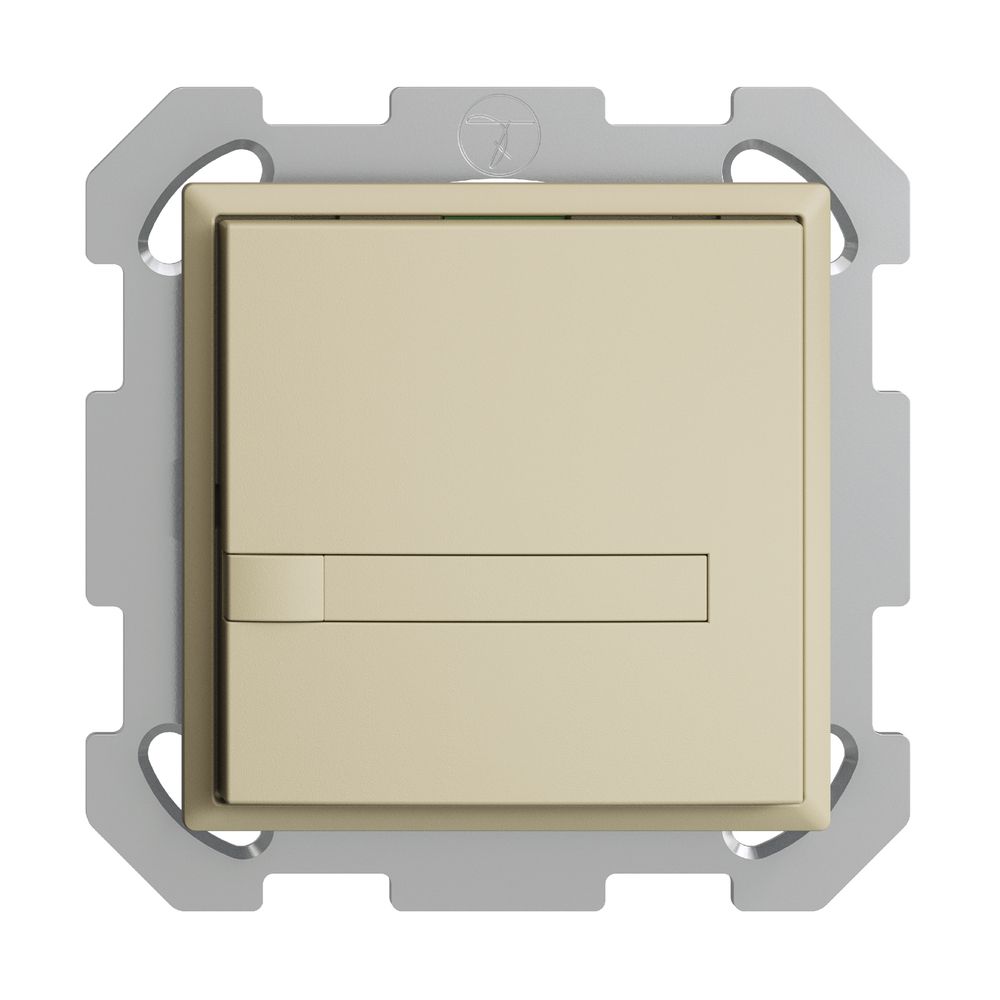 Poussoir KNX RGB ENC EDUE, 250mW, s.LED, a.papier, 1×poussoir, 1×touche, van