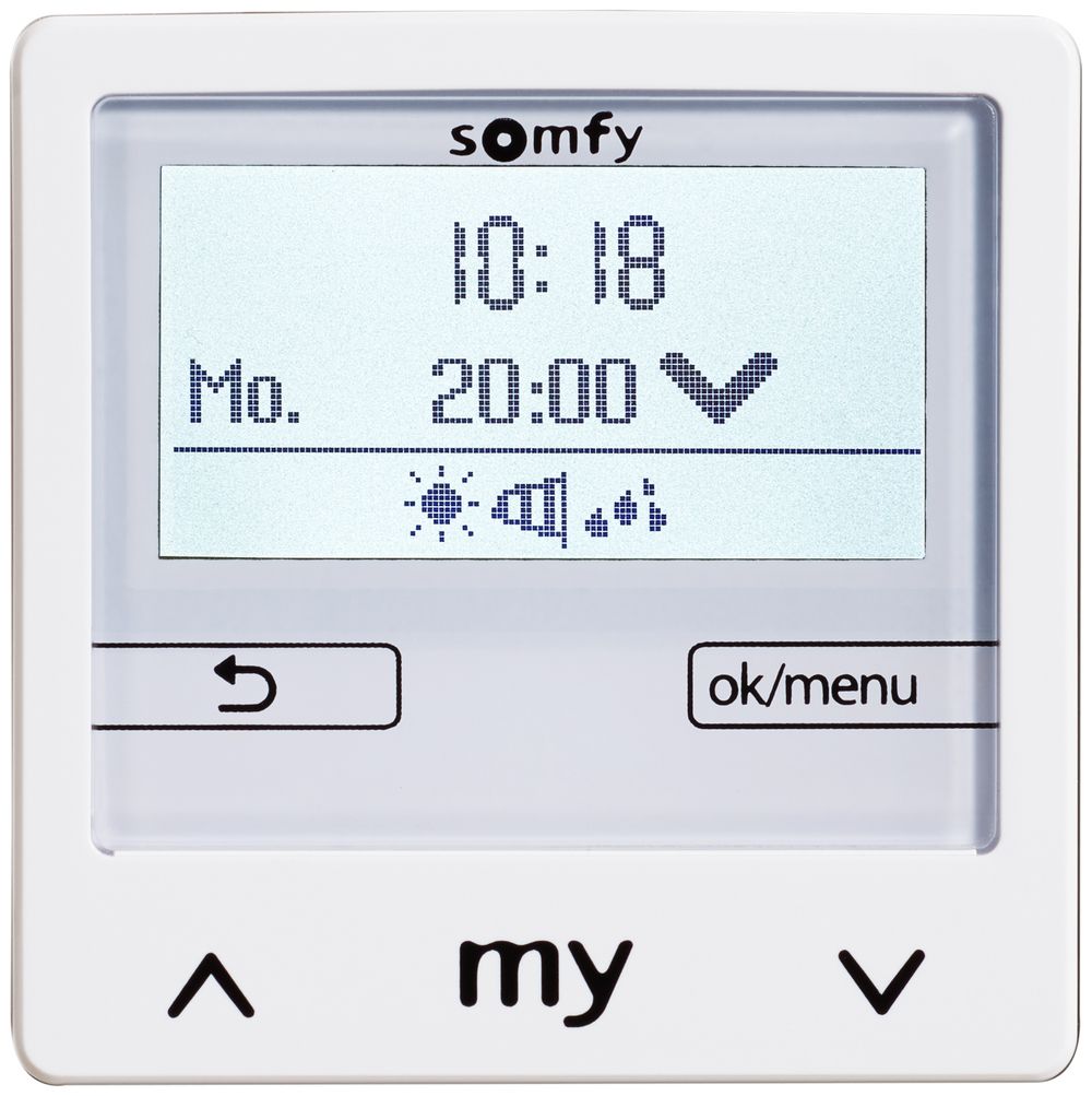 Comando INC Somfy Soliris Smoove IB+, modulo 50×50mm, bianco