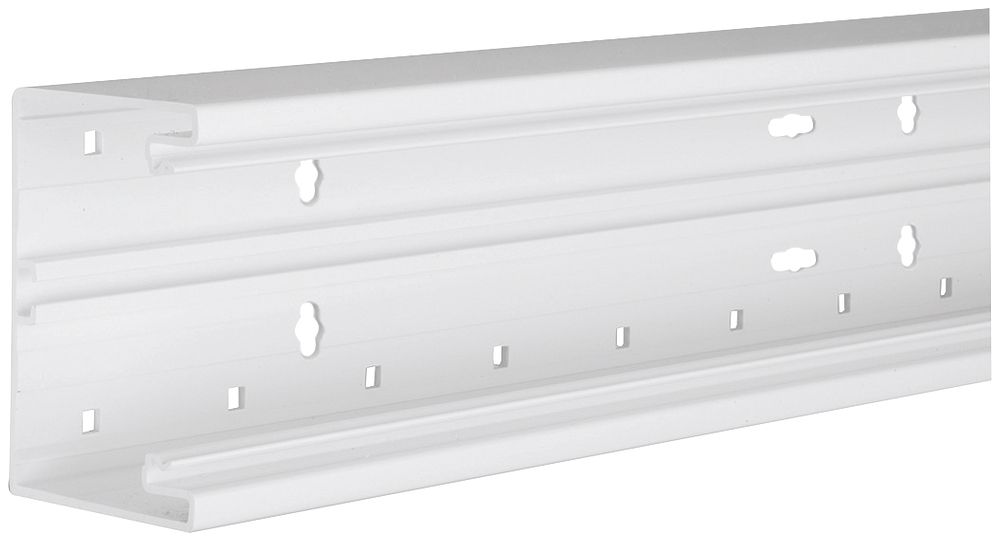 Profilé de base BR 65×100mm couvercle 80mm sans halogène blanc trafic