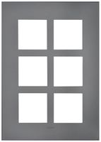 Intestazione INC Legrand Arteor 3×2 verticale 157×213mm Magnesium