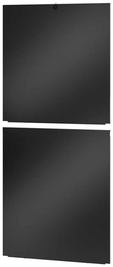 Seitenwand Easy Rack 48HE Tiefe 1000mm geteilt schwarz 2 Stück