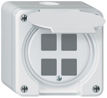 Kit di montaggio AP robusto HMS IP55 bianco per 4×modulo