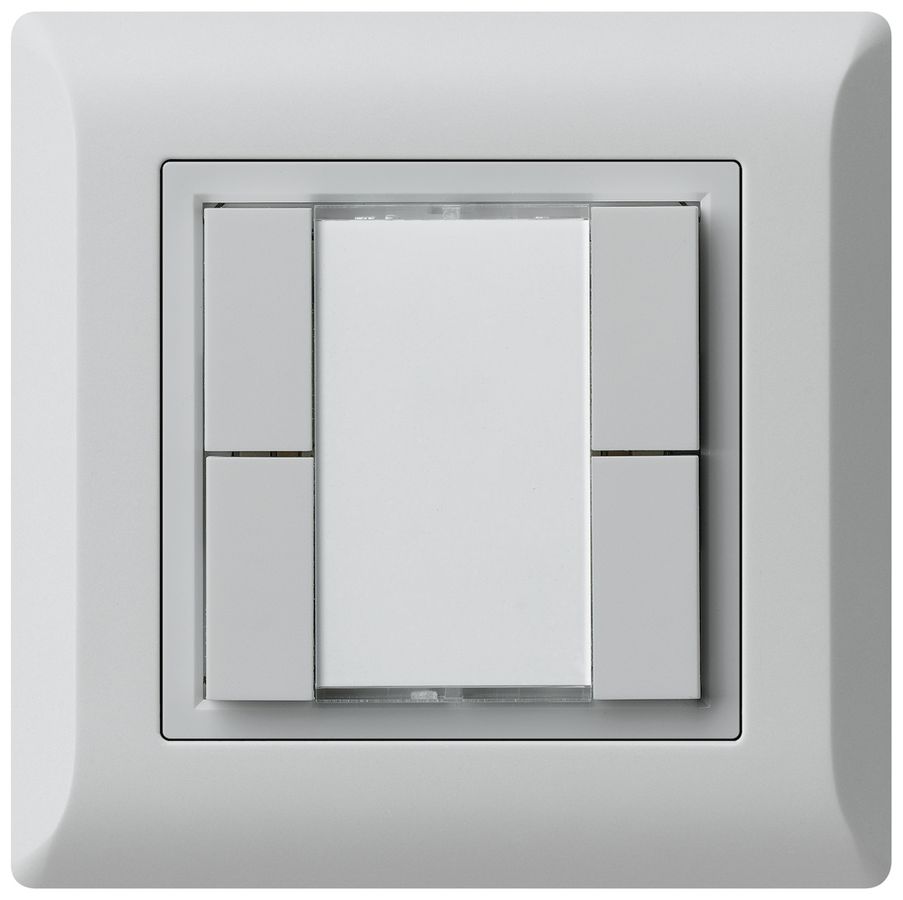 UP-Universaltaster 4×kallysto.line mit LED hellgrau