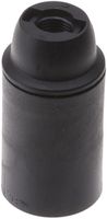 Fassung E14 Kunststoff schwarz Mantel glatt, Vossloh