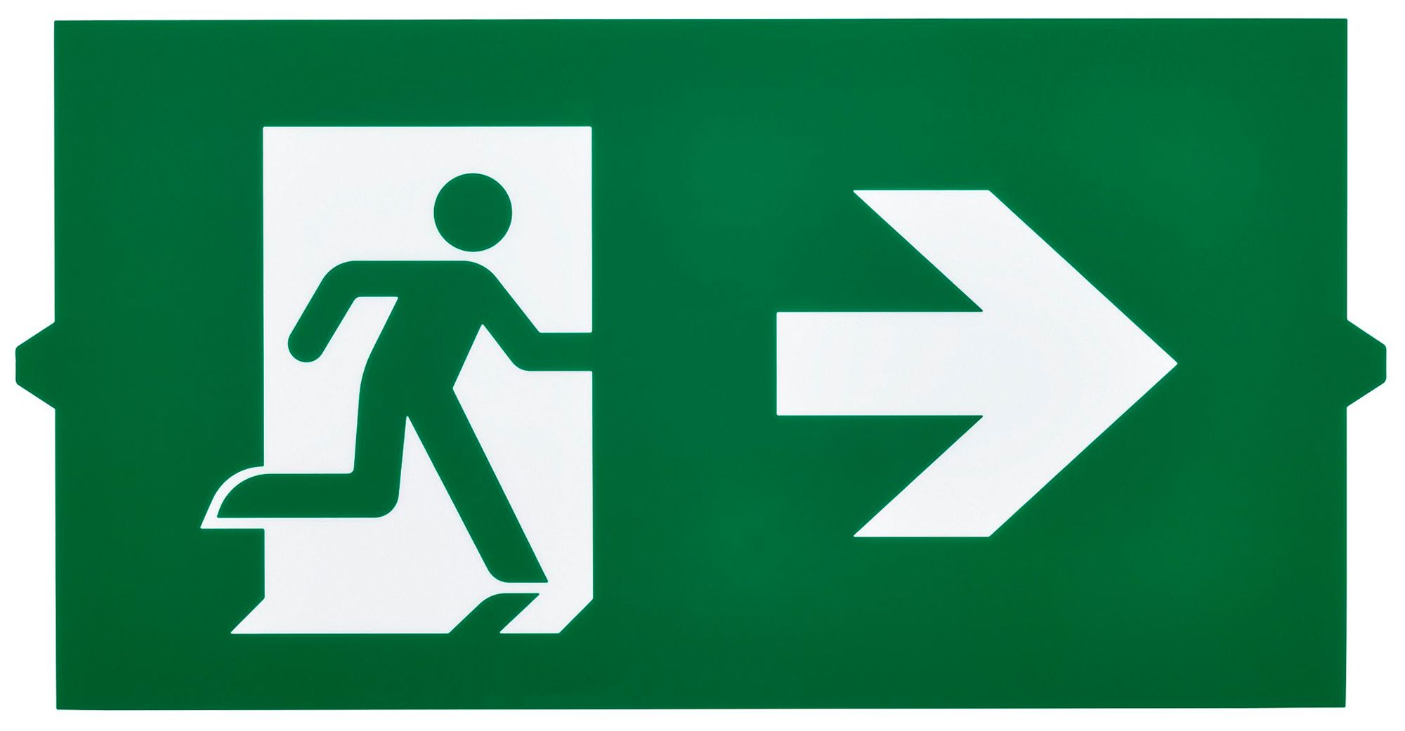 Pictogramme Philips EM155Z sortie à droite à double face 314×158mm