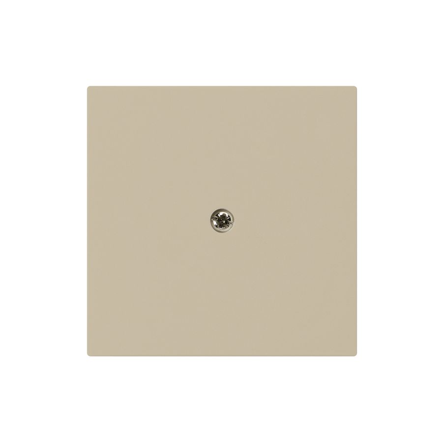 Placca frontale kallysto beige per 60×60mm per copertura cieca