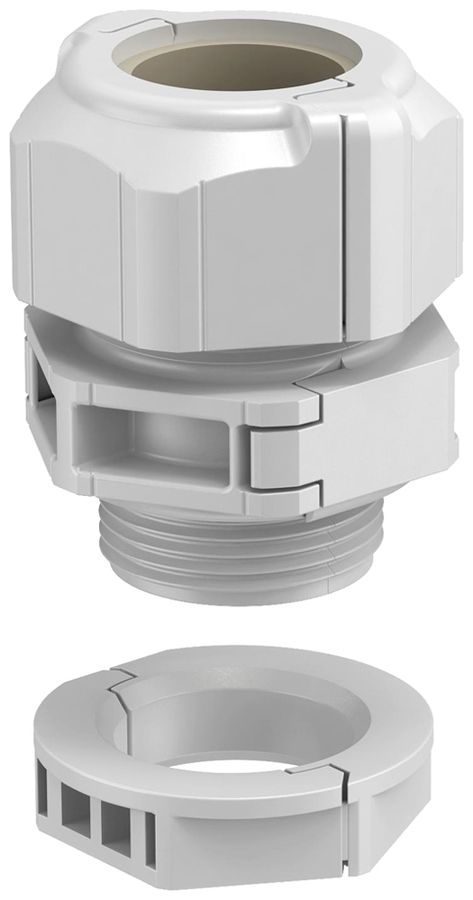 Pressacavo Bettermann V-TEC TB25 separabile M25 1×Ø14…18mm IP67 grigio