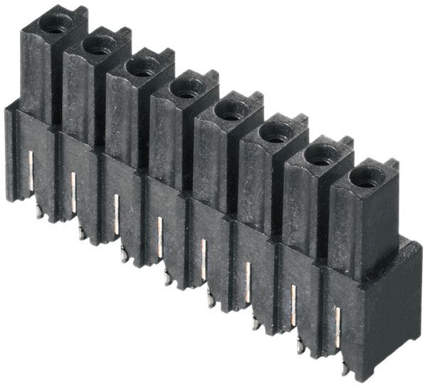Buchsenleiste Weidmüller BCL-SMT geschlossen 3.81mm 10L 180° schwarz