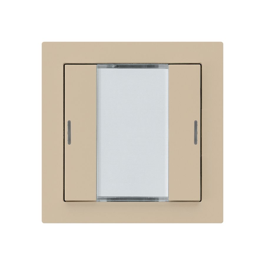 UP-Taster kallysto A KNX 2× RGB LED s/e-link beige