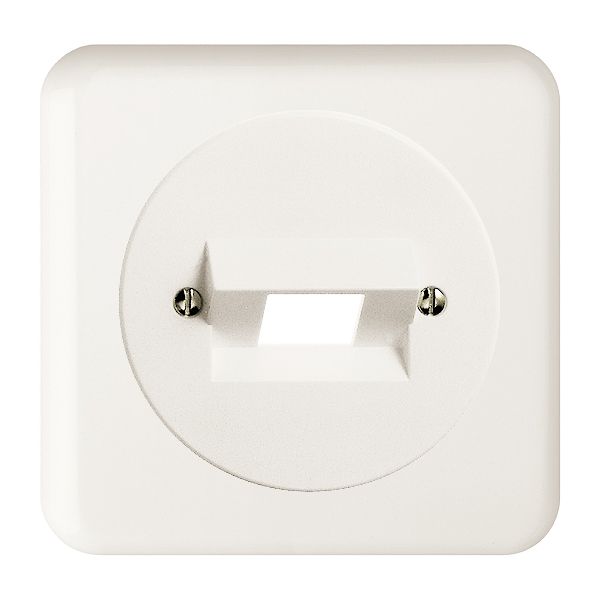 UP-Frontset FH 1×RJ45 weiss ITplus