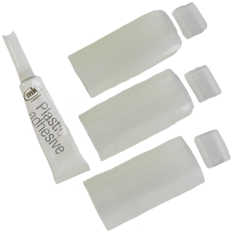 Endkappen-Set DEM QUICKLED für LED-Lichtband QUICKLED 120XS